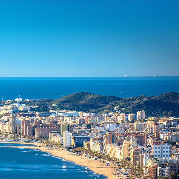 Vista panorámica a Fuengirola