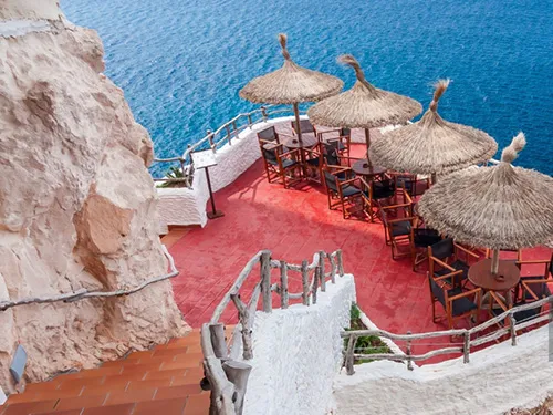 Restaurant avec vue à Minorque