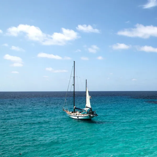 Boot in Cala en Porter