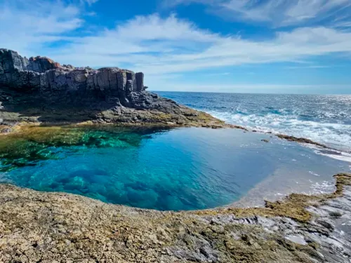 Natuurlijk zwembad van Las Salinas