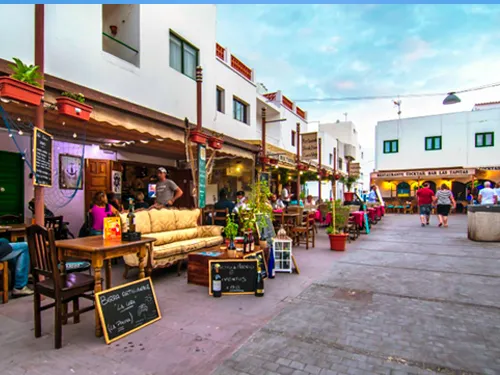 Dining in Corralejo Old Town