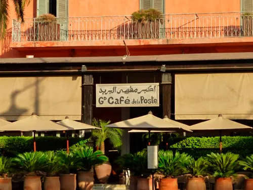 Cafés am Boulevard Mansour Eddahbi