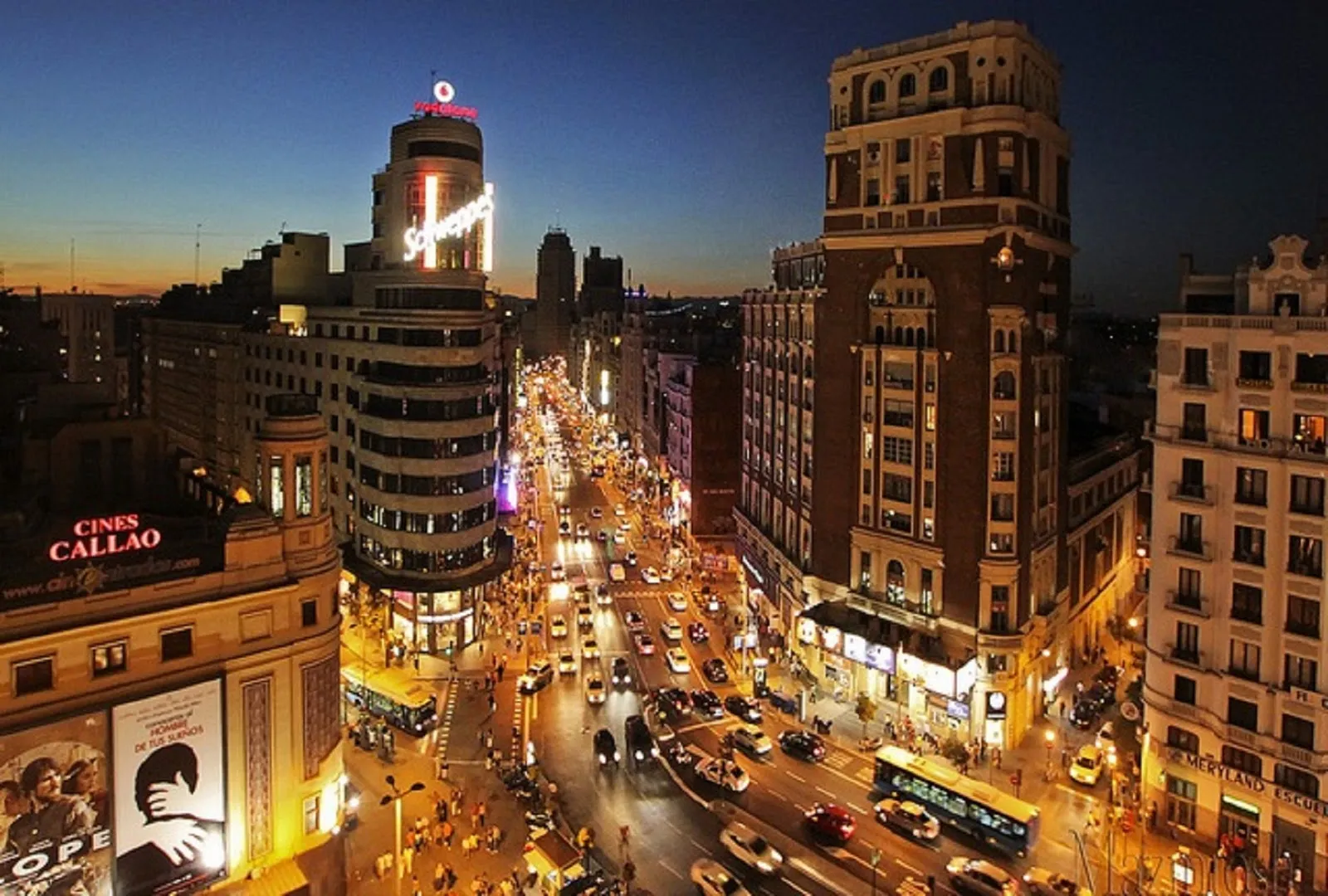 La Gran Via De Madrid