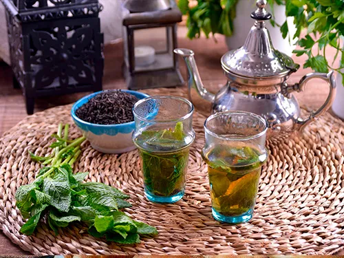 Té con menta