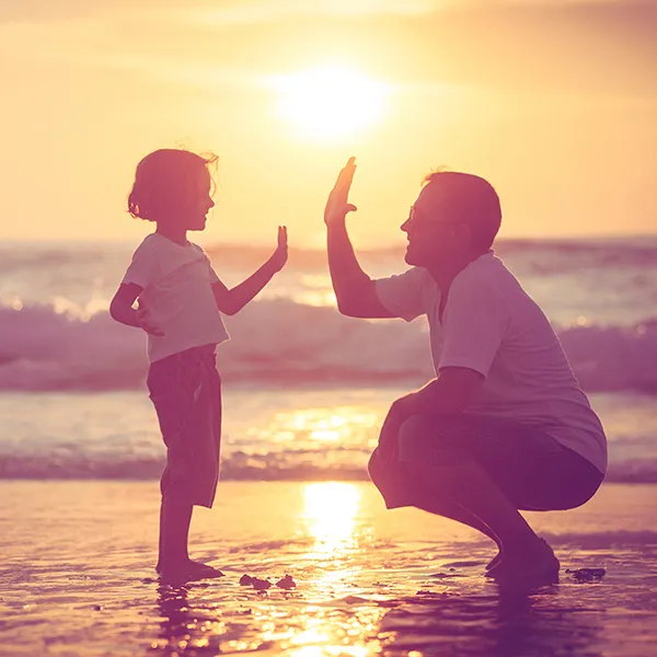 Père et fille à Minorque