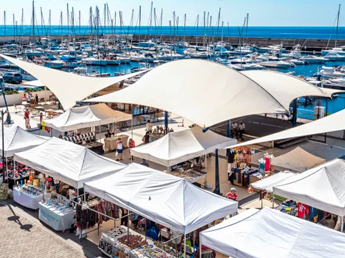 Markt bij Marina Rubicón