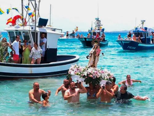 Virgen del Carmen Playa Blanca