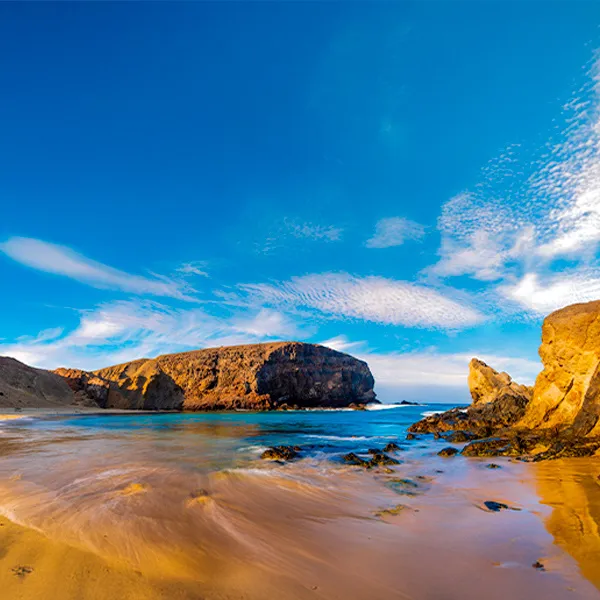 Papagayo-strand in Playa Blanca