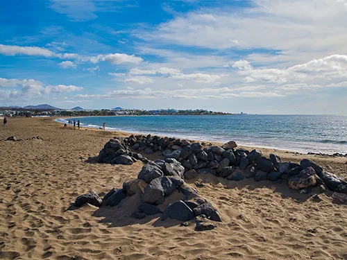 Playa Grande op Lanzarote