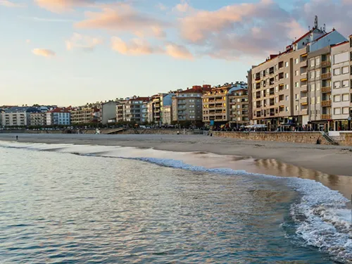 Manger sur la promenade maritime de Sanxenxo