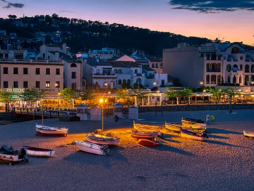 Spaziergang in erster Strandlinie
