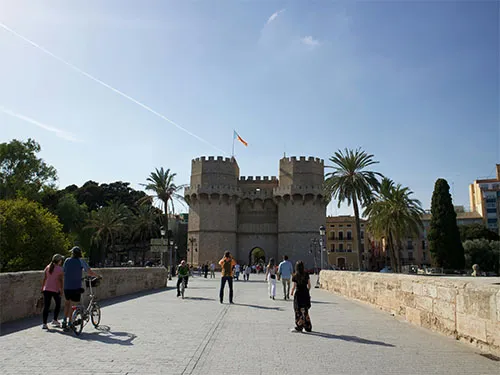 Stadtzentrum von Valencia