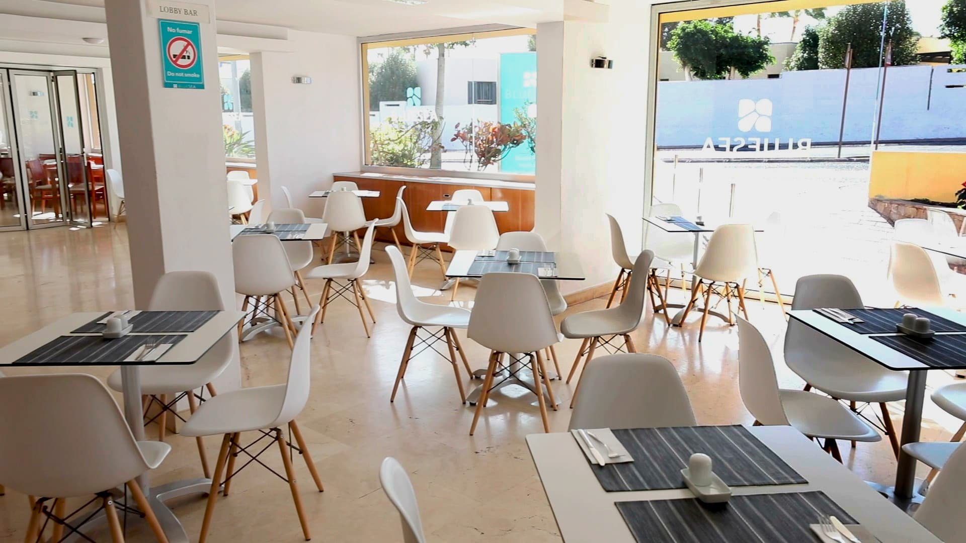 vista bar comedor bluesea jandia luz