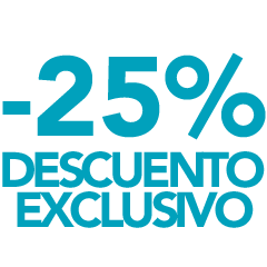 25% descuento exclusivo