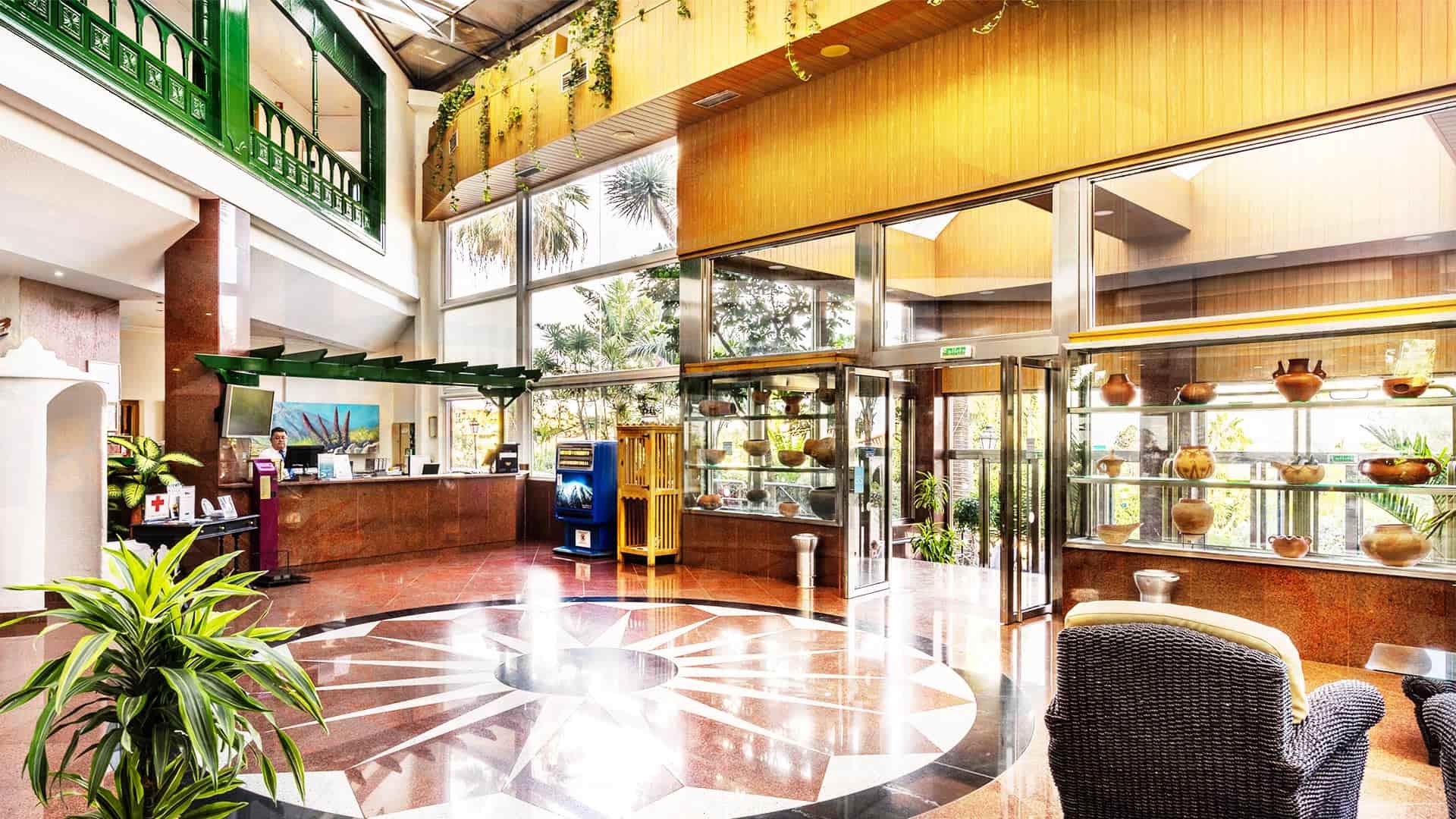 reception bluesea costa jardin spa