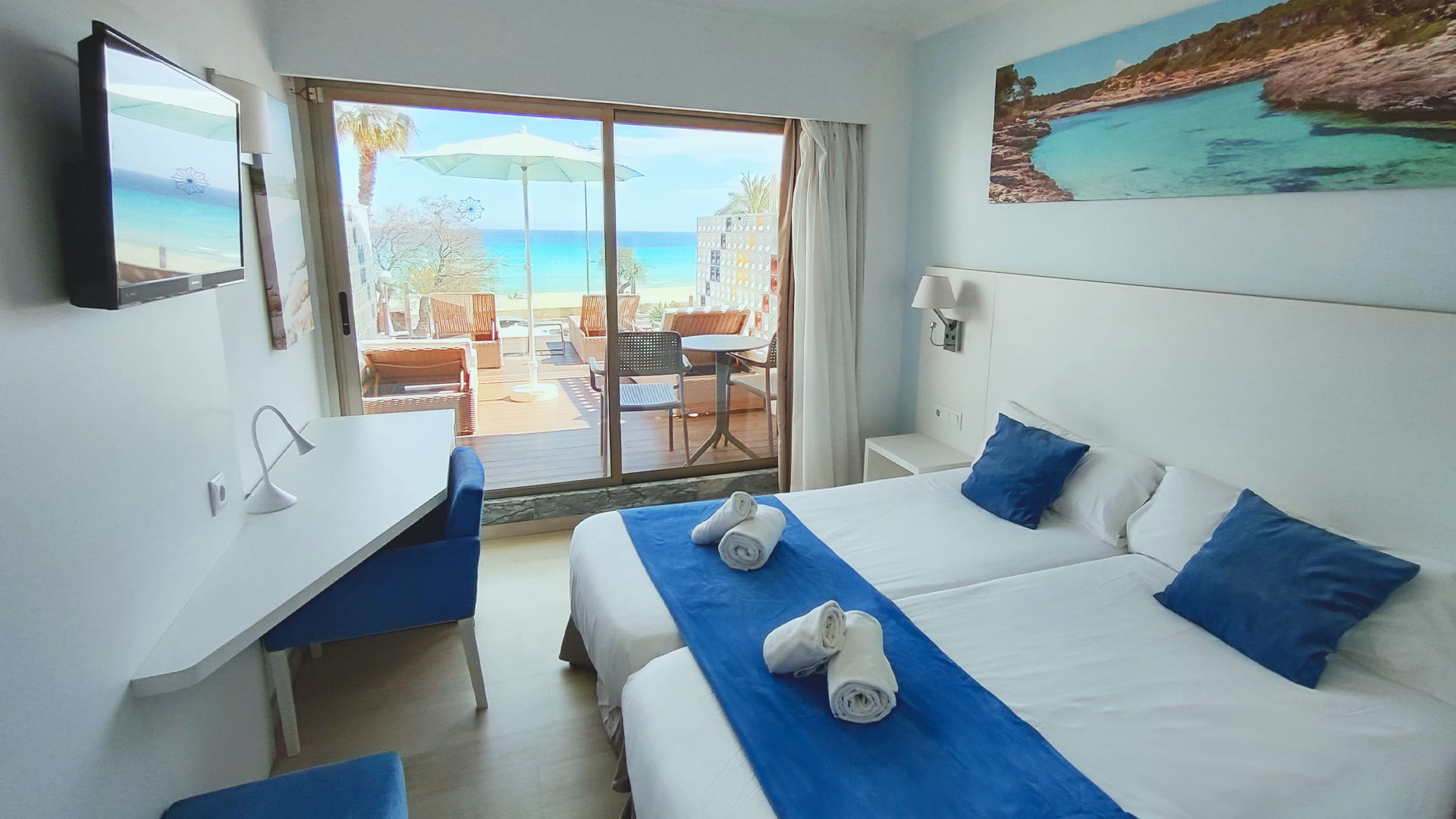Double Room Sea View Terrace BLUESEA Anba Romani