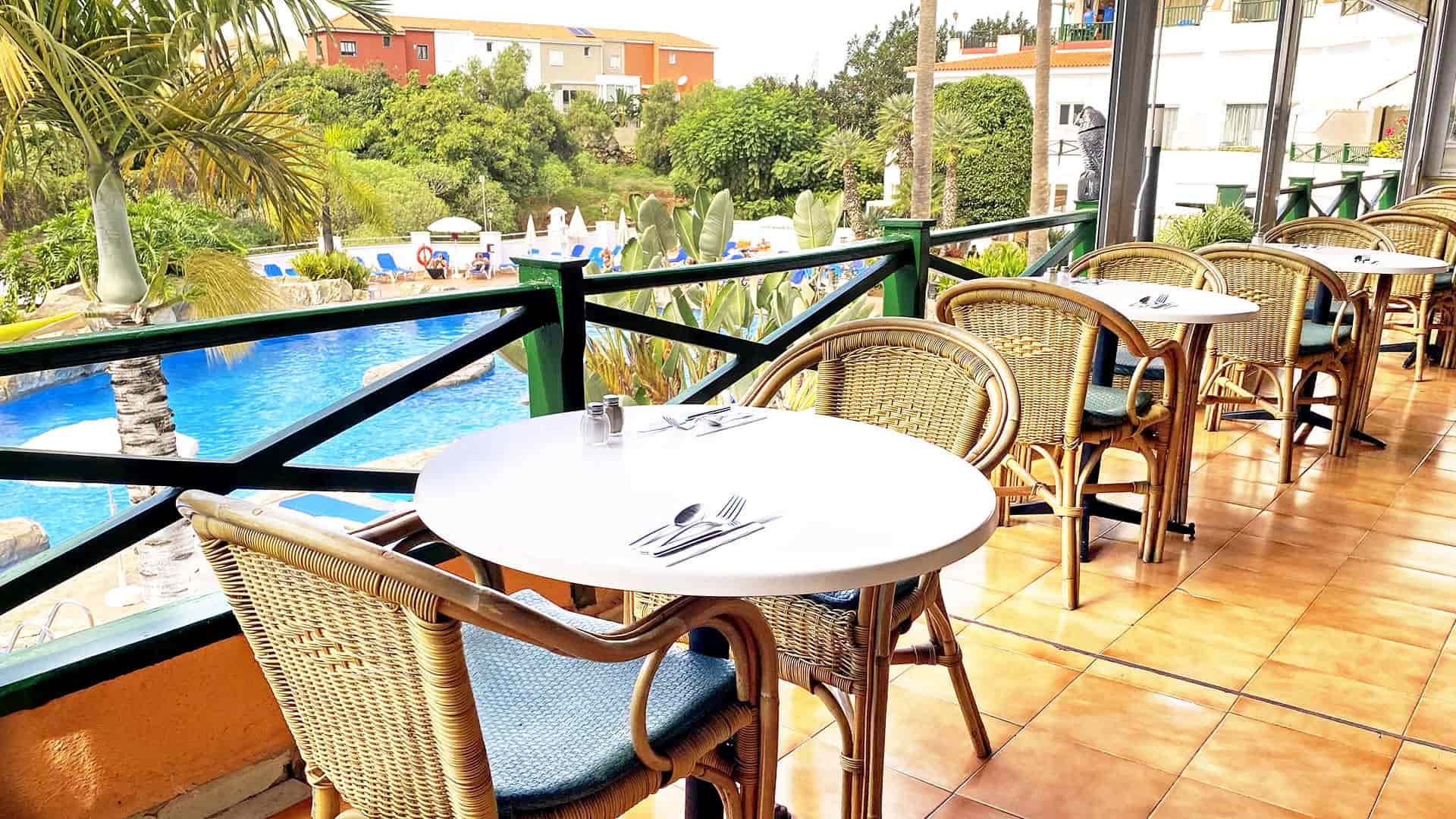 restaurant views bluesea costa jardin spa