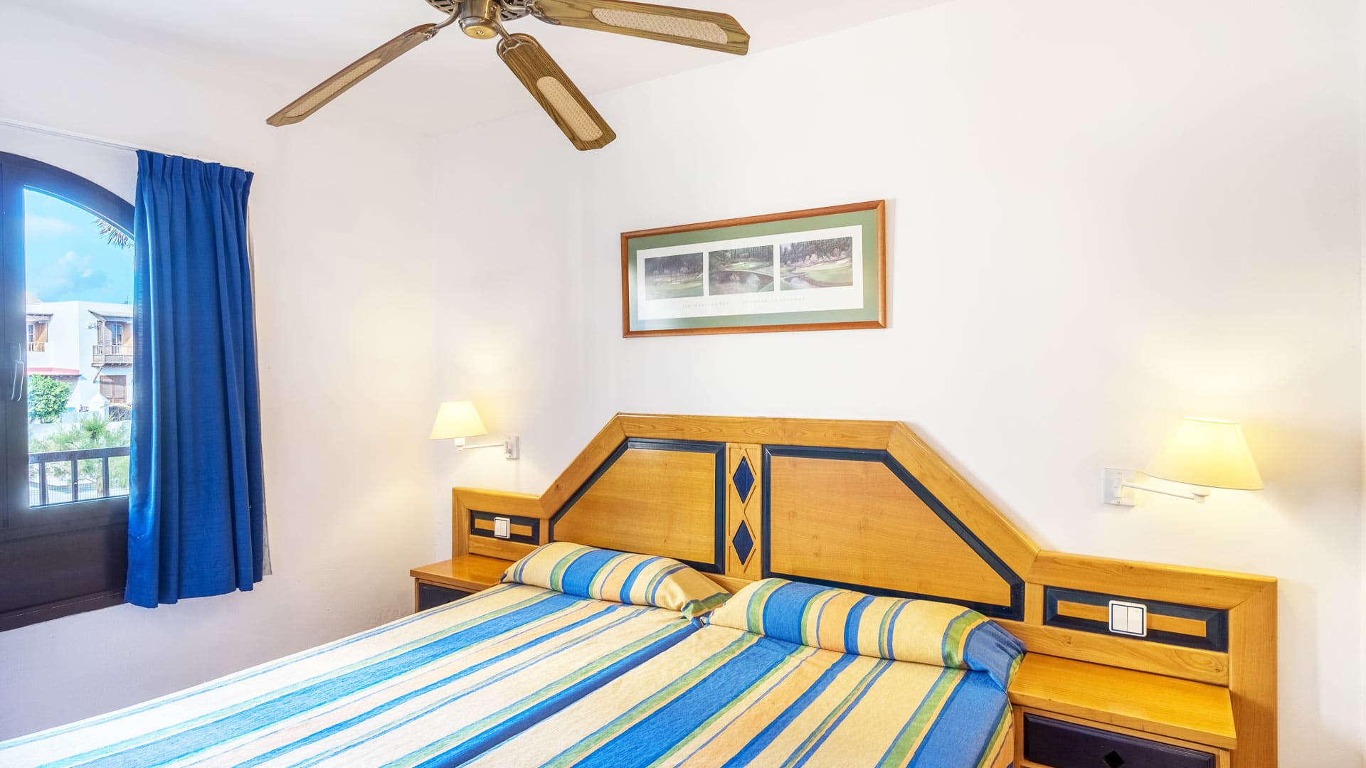 apartment bedroom bluesea costa teguise gardens